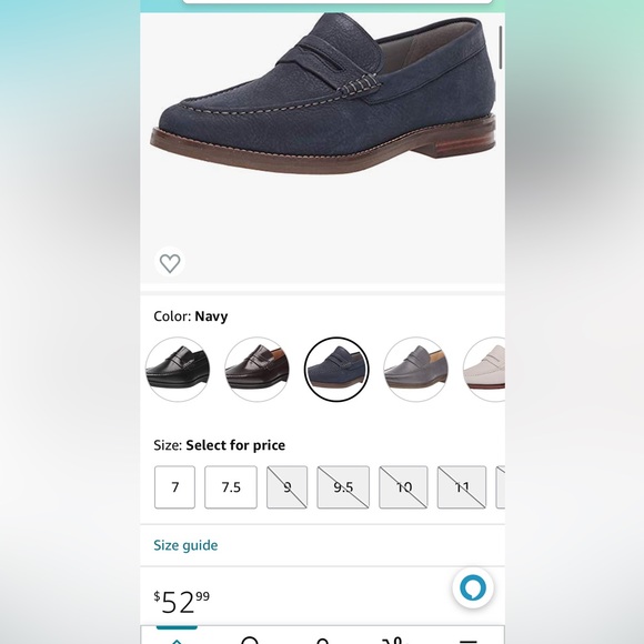 Men’s Sperry Penny Navy size 7 - Picture 2 of 7